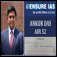 Ensure IAS Academy Delhi Topper Student 5 Photo